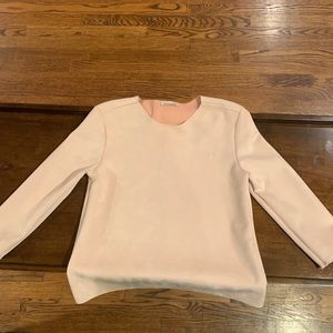 Suede shirt pink Zara brand Small